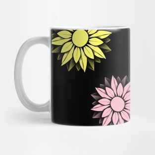 Colorful Flowers Blooming Mug